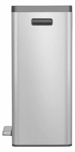 Lépcsős szemeteskosár, EKO, Ecocasa II Step, 45 liter, 1 rekesz, rozsdamentes acél