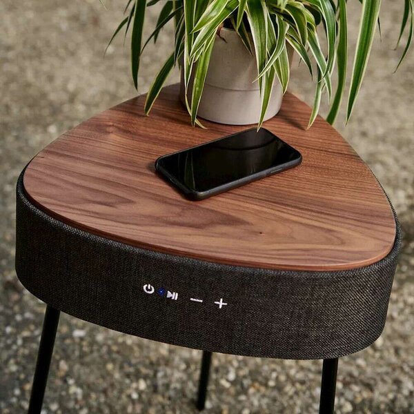 Salora Airtable Flow Dohányzóasztal - Bluetooth Hangszóróval és Qi Töltéssel