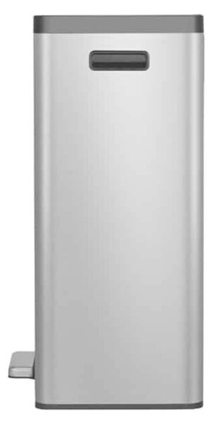 Lépcsős szemetes, EKO, Ecocasa II Recycling, 30+30 liter, 2 rekesz, rozsdamentes acél