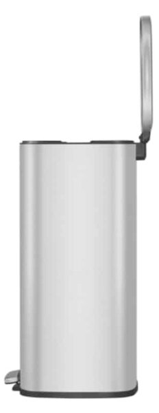 Lépeses szemeteskosár, EKO, Stella Pedal, 30 liter, 1 rekesz, rozsdamentes acél