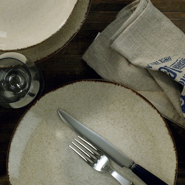 Porcelán étkészlet, 18 db-os, bézs - MING