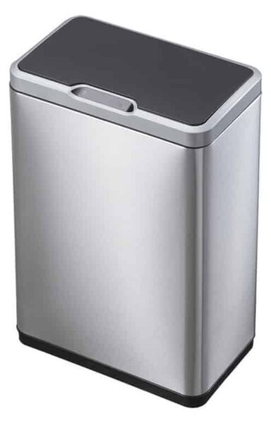 Érzékelős szemétgyűjtő, EKO, Mirage Sensor Bin, 20+20 liter, 2 rekesz, rozsdamentes acél