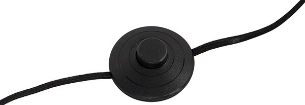 Design állólámpa fekete füstüveggel - Dome