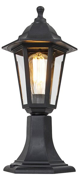 Klasszikus kültéri állólámpa fekete 42,2 cm IP44 - New Haven