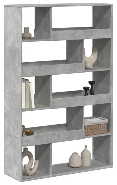 VidaXL Könyvespolc - Beton Szürke - 10 Polc - 100x33x156,5cm