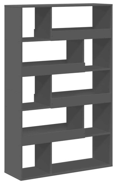 VidaXL Fekete Könyvespolc - 10 Polc - 100x33x156,5cm