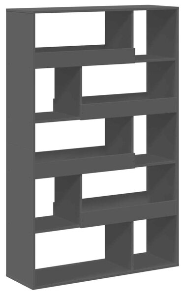 VidaXL Fekete Könyvespolc - 10 Polc - 100x33x156,5cm