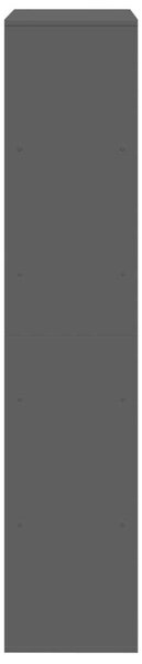 VidaXL Fekete Könyvespolc - 10 Polc - 100x33x156,5cm