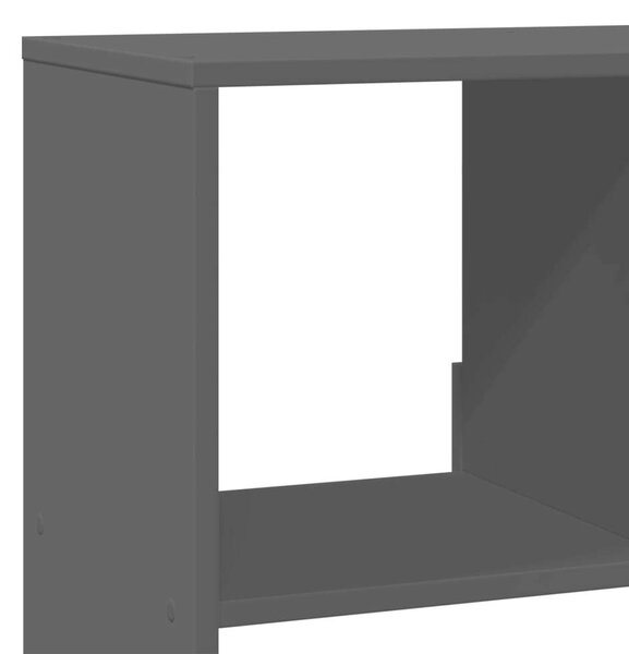 VidaXL Fekete Könyvespolc - 10 Polc - 100x33x156,5cm