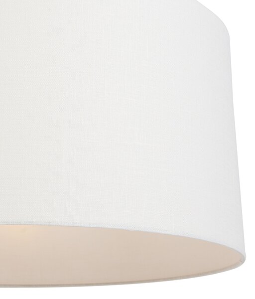 Modern lógólámpa fehér fehér árnyékolóval 50 cm - Combi 1