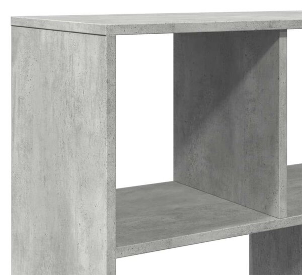 VidaXL Könyvespolc - 13 Rekeszes - Betonszürke - 100x33x156,5cm