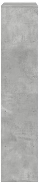 VidaXL Könyvespolc - Beton Szürke - 10 Polc - 100x33x156,5cm