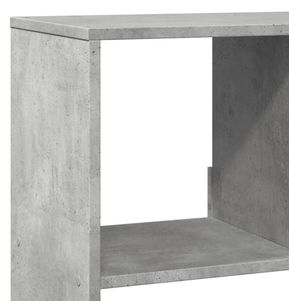 VidaXL Könyvespolc - Beton Szürke - 10 Polc - 100x33x156,5cm