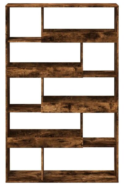 VidaXL Fa Könyvespolc - 10 Polc - 100x33x156,5cm
