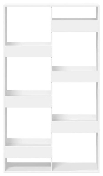 VidaXL Fa Térelválasztó Könyvespolc - Fehér - 100x33x175 cm
