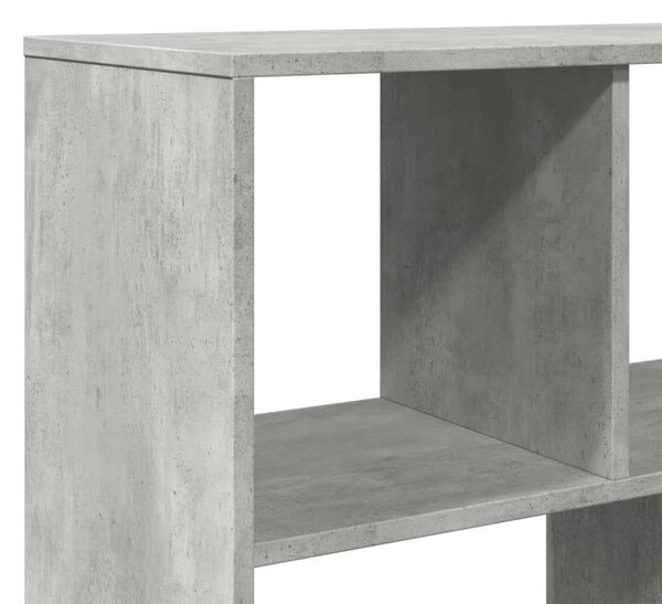 VidaXL betonszürke szerelt fa térelválasztó 100 x 33 x 156,5 cm