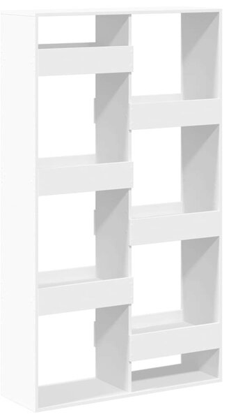 VidaXL Fa Térelválasztó Könyvespolc - Fehér - 100x33x175 cm