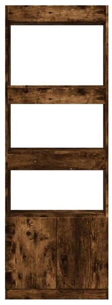 VidaXL Tölgyfa Magasszekrény - Polcos Szekrény - 63x33x180 cm