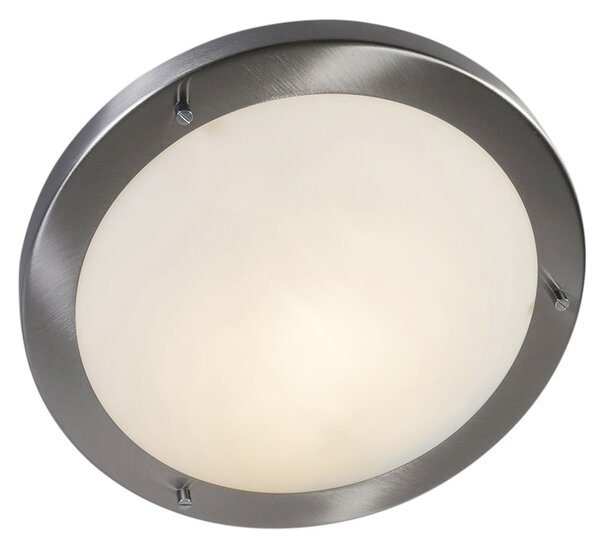 Modern mennyezeti lámpa acél 31 cm IP44 - Yuma