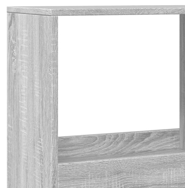 VidaXL szürke sonoma színű szerelt fa térelválasztó 100x33x175 cm