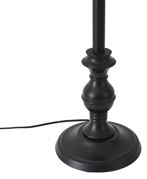 Állólámpa 45 cm-es fekete lámpabúrával, arany belsővel - Classico