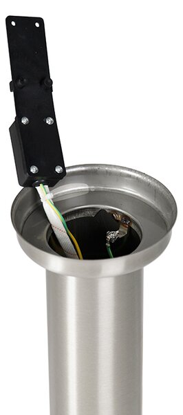 Modern kültéri lámpaoszlop acél 45 cm IP44 - Rox