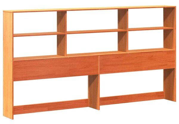 VidaXL Fenyőfa Fejtámla Tárolóval - 200 cm