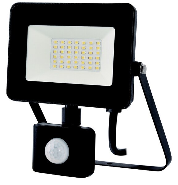 LED fényvető "EcoSpot2" 30W mozgásérzékelővel 3000lm, fekete, IP65 8180H