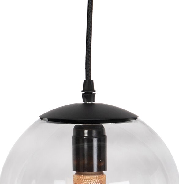 Modern függőlámpa szürke 20 cm - Pallon