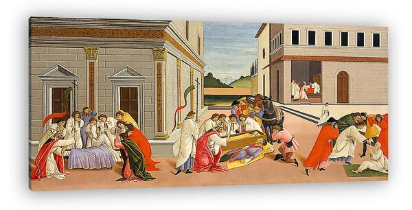 Sandro Botticelli: Szent Zenobius három csodatétele (vászonkép)