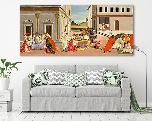 Sandro Botticelli: Szent Zenobius három csodatétele (vászonkép)