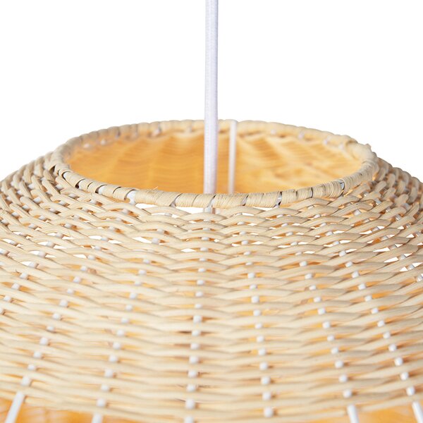 Rusztikus függőlámpa rattanból - Rattan