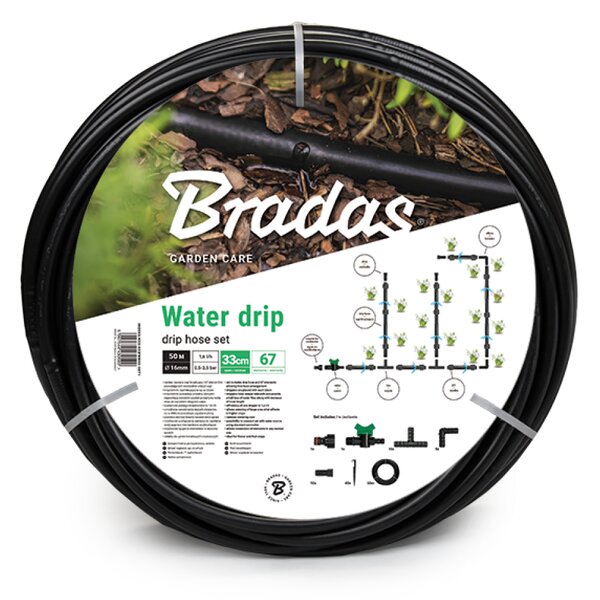 Bradas Csepegtető öntözőkészlet WATER DRIP - 50 m