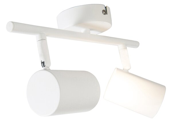 Modern spotlámpa fehér, 2 db WiFi GU10 izzóval, állítható - Jeana