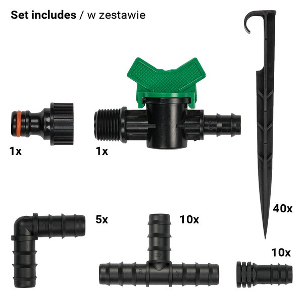 Bradas Csepegtető öntözőkészlet WATER DRIP - 50 m