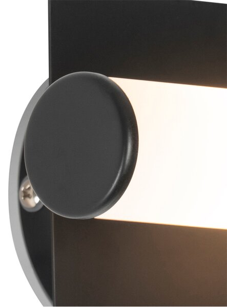 Okos fürdőszobai fali lámpa fekete IP44 2-lámpás Zigbee G9-el - Bath