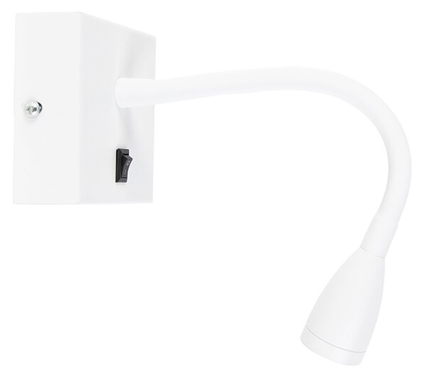 Modern rugalmas fali lámpa fehér LED-del - Flex