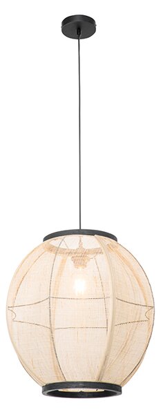 Keleti függőlámpa barna 46 cm - Rob