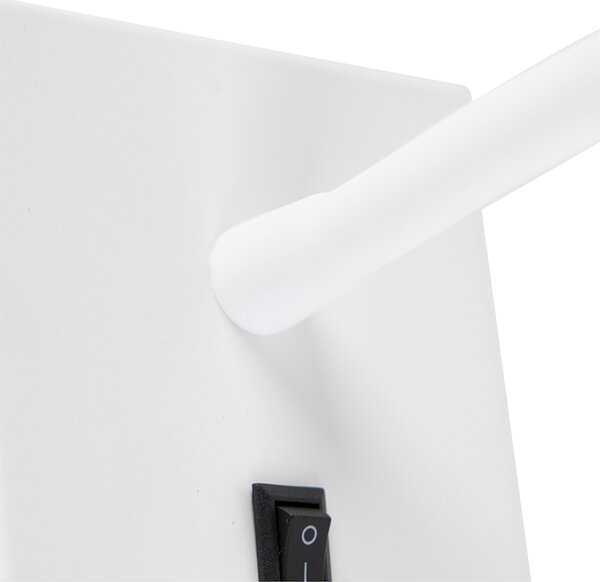 Modern rugalmas fali lámpa fehér LED-del - Flex