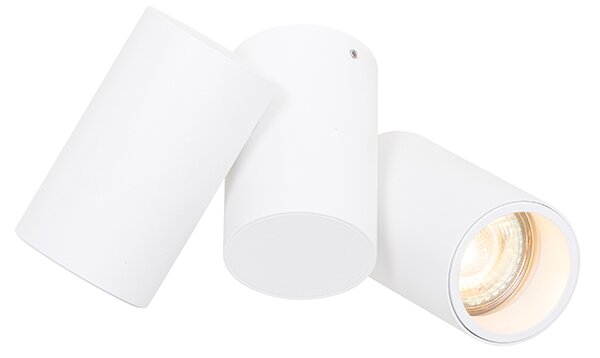 Design spotlámpa fehér 2-lámpás állítható - Michael