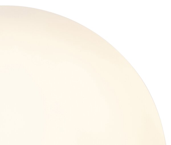 Art Deco asztali lámpa sárgarézzel és opálüveggel 45,5 cm - Pallon