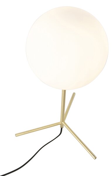 Art Deco asztali lámpa sárgarézzel és opálüveggel 45,5 cm - Pallon
