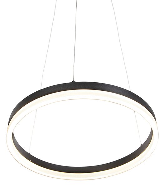 Design lógólámpa fekete 40 cm LED-del, 3 fokozatú fényerőszabályzóval - Anello