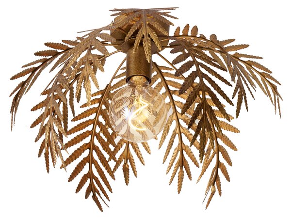 Vintage mennyezeti lámpa arany 45 cm kerek - Botanica