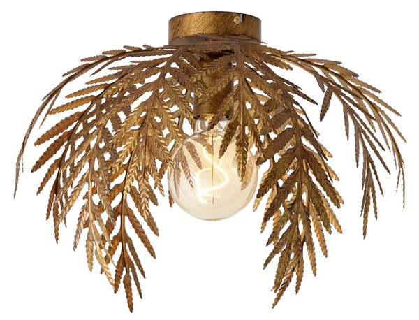 Vintage mennyezeti lámpa arany 45 cm kerek - Botanica