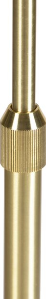 Állólámpa arany/bronz bársony árnyékolóval páva 40/40 cm - Parte
