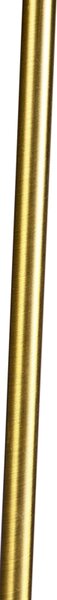Bronz állólámpa bézs vászonbúrával, 45 cm állítható - Parte