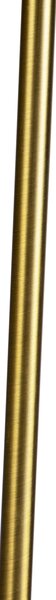 Állólámpa bronz színű Granny árnyékolóval krémszínű 45 cm állítható - Parte