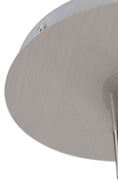 Modern fürdőszoba spotlámpa acél 2-lámpás IP44 - Ducha