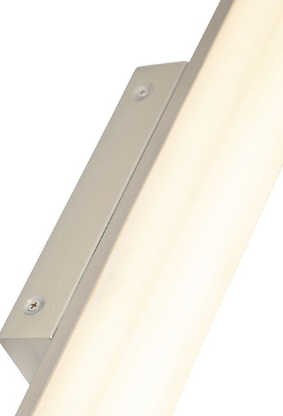 Modern fürdőszobai fali lámpa acél 62 cm IP44 - Cascada